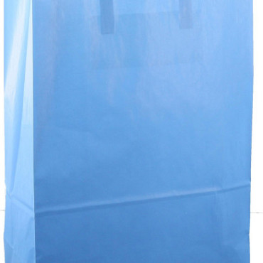 Papieren tas 32x15x43cm 50st licht blauw OP=OP