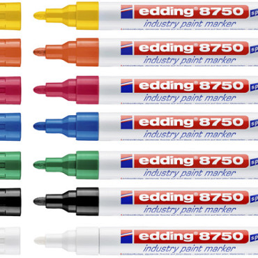 Lakmarker edding 8750 industrie wit