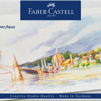 Kleurpotloden Faber-Castell Goldfaber aquarel assorti blik à 36 stuks