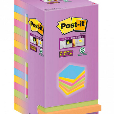 Memoblok 3M Post-it 654 76x76mm color notes