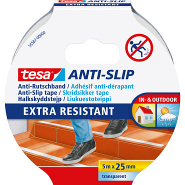 Anti-slip tape tesa® 5mx25mm transparant