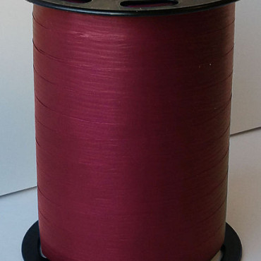 Krullint paperlook 10mm x 250 meter kleur 52 Bordeaux