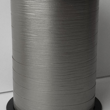 Krullint paperlook 10mm x 250 meter kleur 05 Zilver