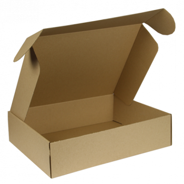 klepdoos - vouwdoos 400x300x100mm bruin 50 stuks