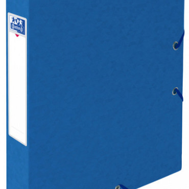 Elastobox Oxford Top File+ A4 40mm blauw
