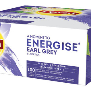 Thee Lipton Energise earl grey 100x1.5gr