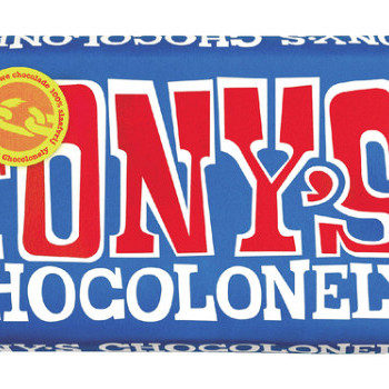 Chocolade Tony's Chocolonely puur reep 180gr