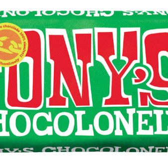 Chocolade Tony's Chocolonely melk hazelnoot reep 180gr