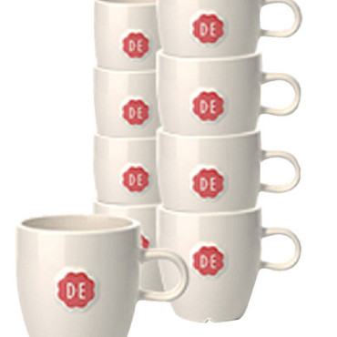 Kopje Douwe Egberts Lungo 180ml wit