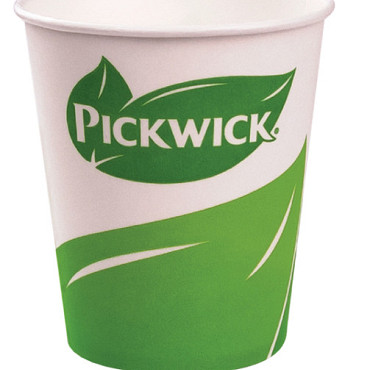 Beker Pickwick 250ml karton 100 stuks