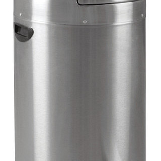 Afvalbak EKO Kickcan 33 liter mat RVS