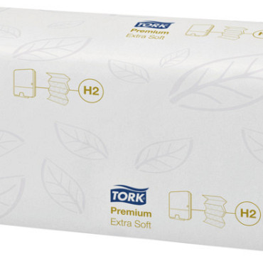 Vouwhanddoek Tork Express Multifold H2 Premium 2-laags 100st wit 600297