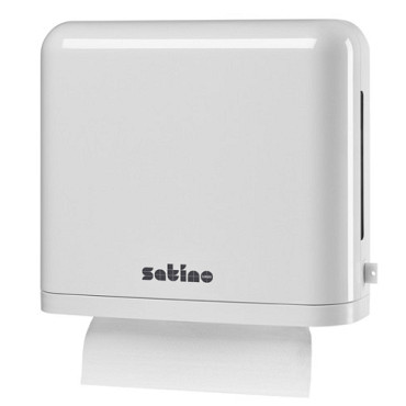 Handdoekdispenser Satino PT2 klein wit 331030