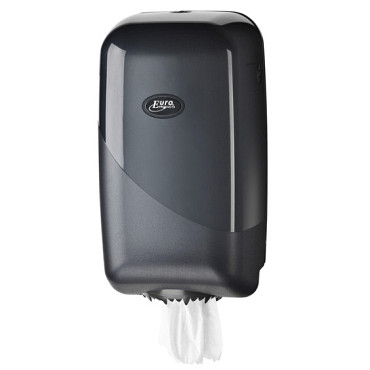 Poetspapierdispenser Pearl Line P17 klein zwart 431155