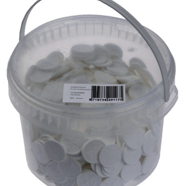 Consumptiemunt Combicraft wit 750 stuks