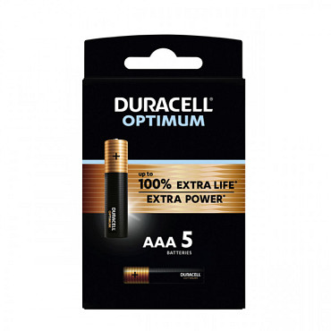 Batterij Duracell Optimum 100% 5xAAA
