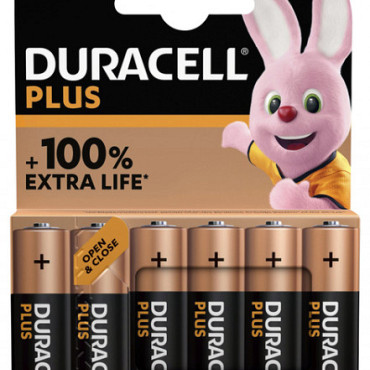 Batterij Duracell Plus 6xAA