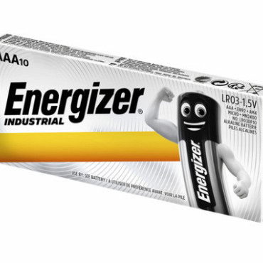 Batterij Industrial AAA alkaline doos à 10 stuks