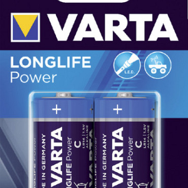 Batterij Varta Longlife Power 2xC