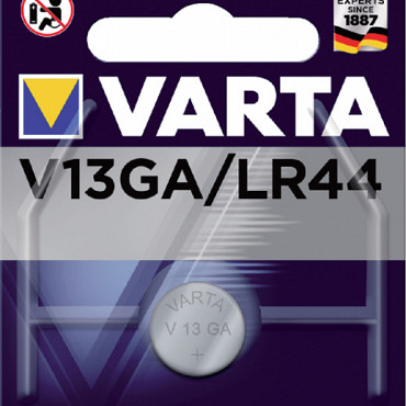 Batterij Varta knoopcel V13GA lithium blister à 1stuk