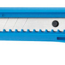 Snijmes Westcott office 9mm met schuifsluiting blauw