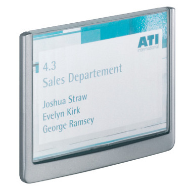 Deurbordje Durable Click sign 149x105,5mm grafiet