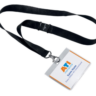 Veiligheidspasmapje Durable 8600 gesloten 60x90mm + band