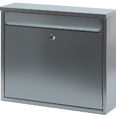 Wandbrievenbus mat RVS 36x10x31cm