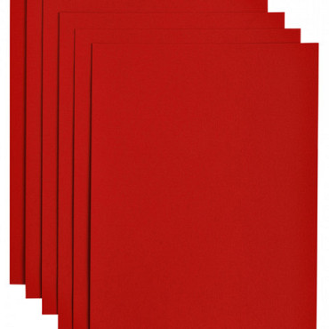 Kopieerpapier Papicolor A4 100gr 12vel rood