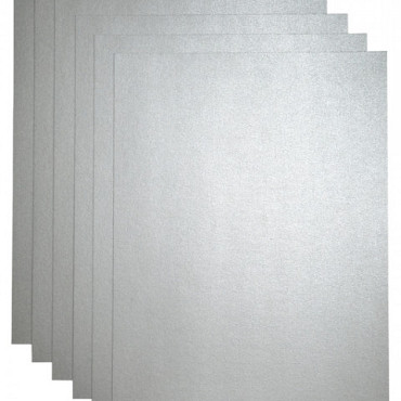 Kopieerpapier Papicolor A4 120gr 6vel metallic zilver