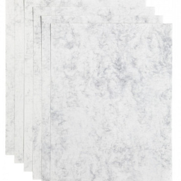 Kopieerpapier Papicolor A4 200gr 6vel marble ivoor