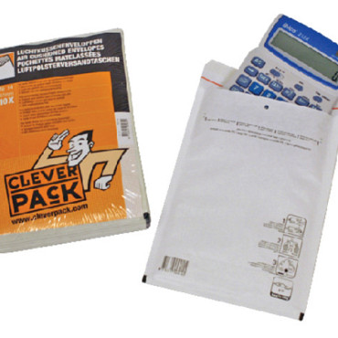 Envelop CleverPack luchtkussen nr14 180x265mm wit pak à 10 stuks
