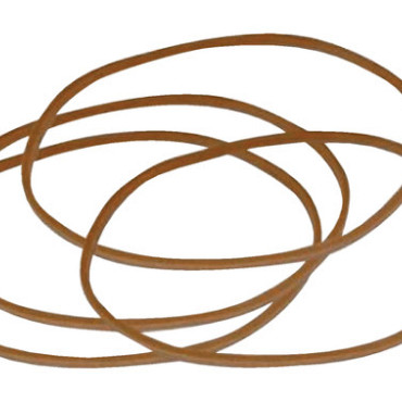Elastiek Standard Rubber Bands 18 80x1.5mm 50gr 160 stuks bruin
