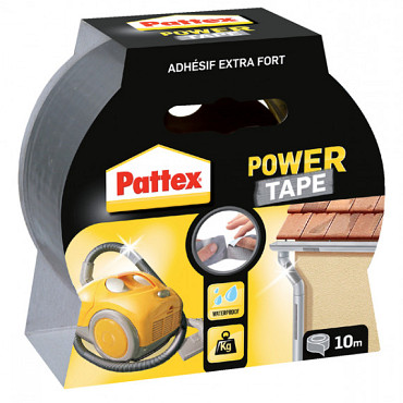 Plakband Pattex Power Tape 50mmx10m grijs