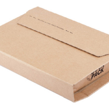 Wikkelverpakking CleverPack ringband zelfklevend bruin pak à 10 stuks