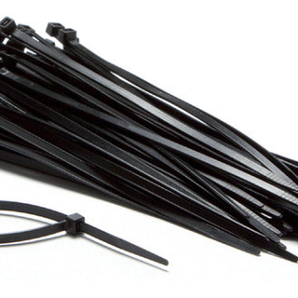Inbindstrips IEZZY nylon 4.8x200mm D 49.5mm zwart