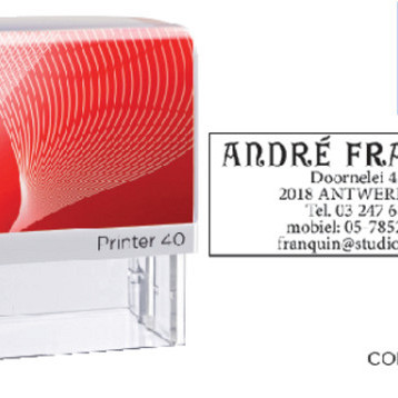 Tekststempel Colop Printer 40 personaliseerbaar 6regels 59x23mm