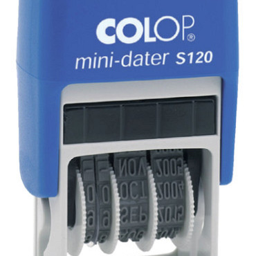 Datumstempel Colop Printer Mini S 120 Nederlands blauw