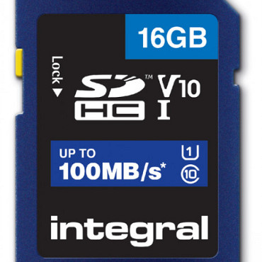Geheugenkaart Integral SDHC V10 16GB