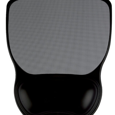 Muismat Quantore met gel polssteun grijs/zwart