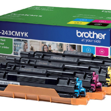 Toner Brother TN-243 zwart + 3 kleuren