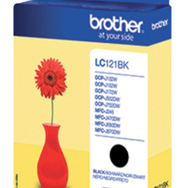 Inktcartridge Brother LC-121BK zwart