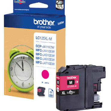 Inktcartridge Brother LC-125XLM rood
