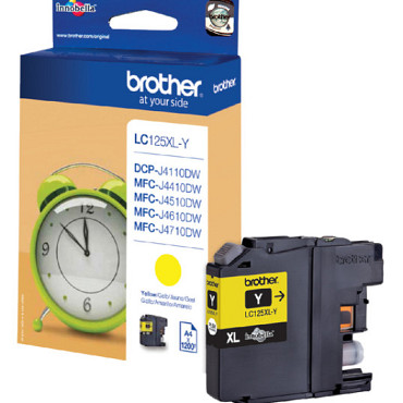 Inktcartridge Brother LC-125XLY geel