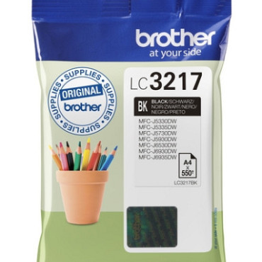Inktcartridge Brother LC-3217BK zwart