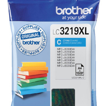 Inktcartridge Brother LC-3219XLC blauw