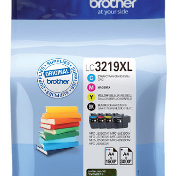 Inktcartridge Brother LC-3219XL zwart + 3 kleuren