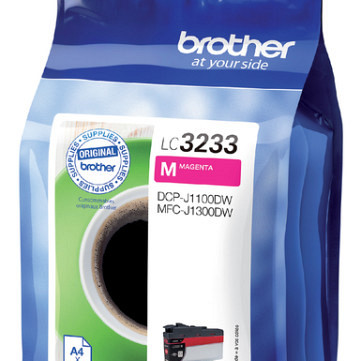 Inktcartridge Brother LC-3233M rood