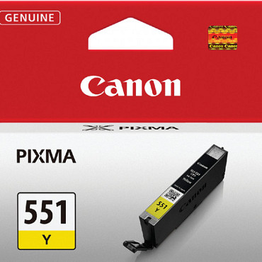 Inktcartridge Canon CLI-551 geel