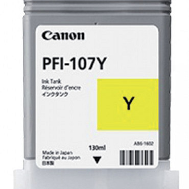 Inktcartridge Canon PFI-107 geel